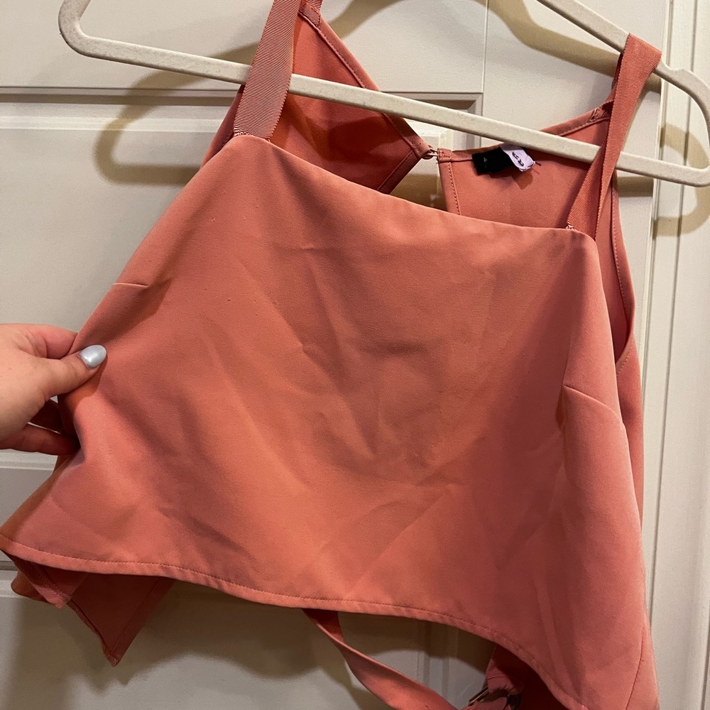 NBD backless crop top
